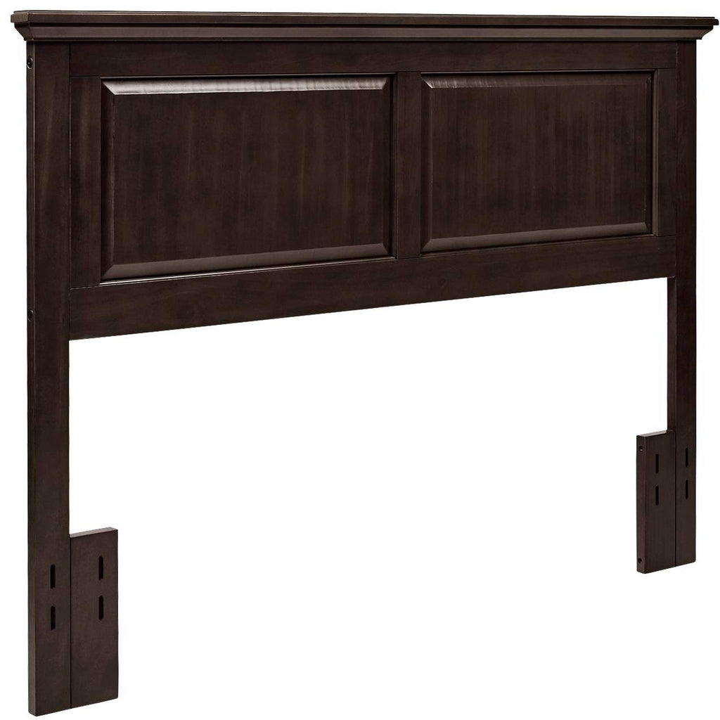 Twin Size Panel Headboard in Espresso H8746