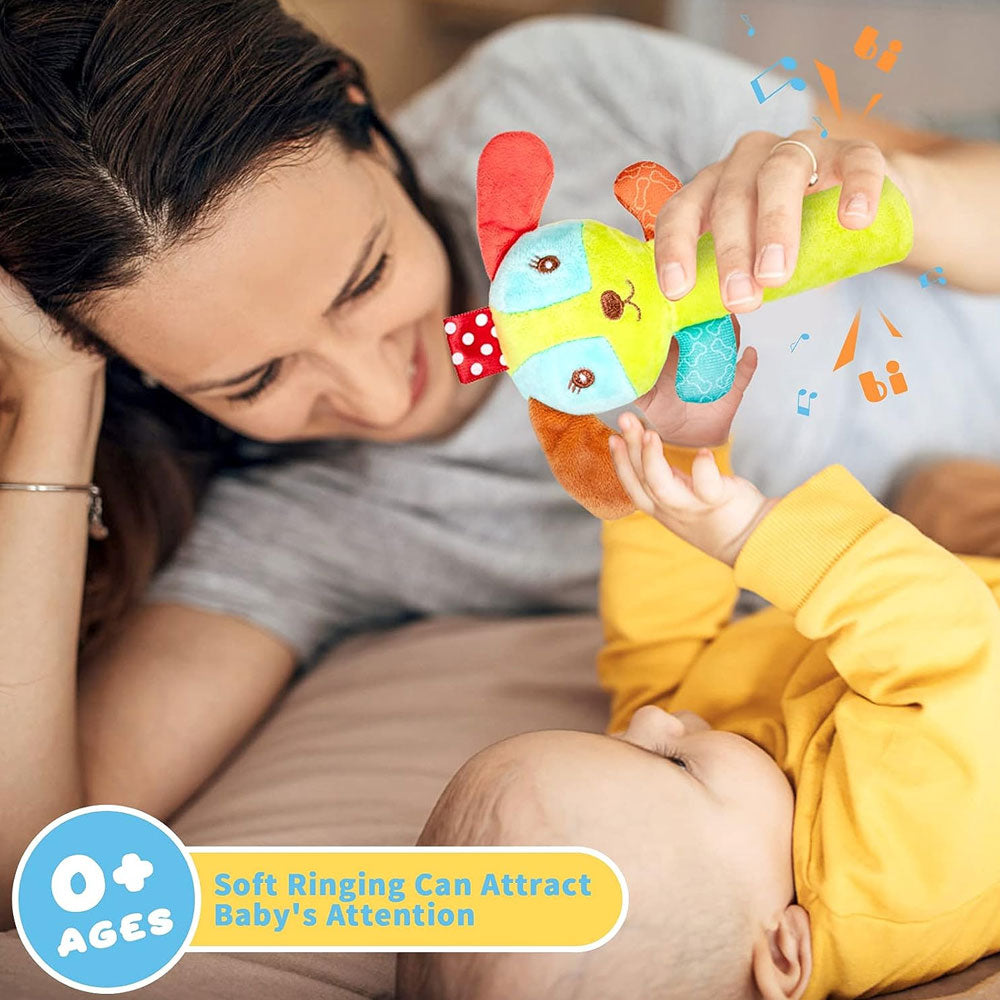 3 Pack Baby Soft Rattle Sensory Toys with Sound Z336547