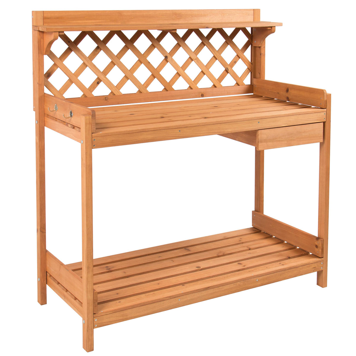 Natural Wood Potting Bench I95603