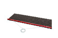 Drag Mat, 6 ft. W, Rubber/Steel M935229