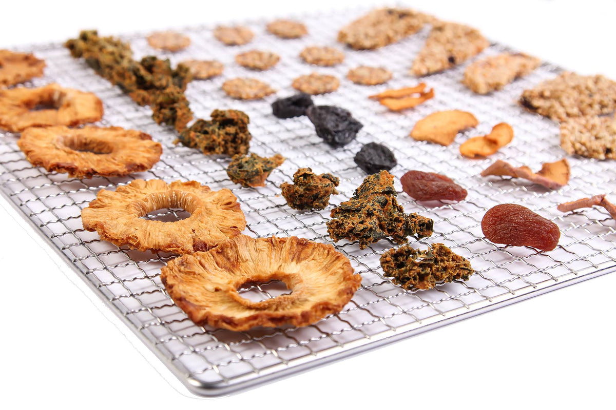 9 Stainless Steel Trays Food Dehydrator Replacement Mesh Screen F7445