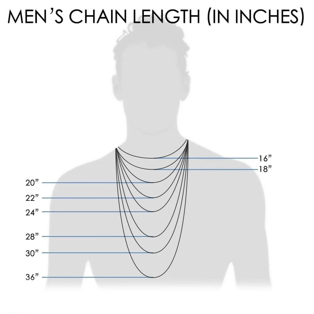 10K Solid Yellow Gold Cuban Curb Link Chain 16" - 26" W167