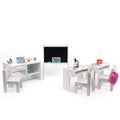 Classroom Playset with Desk and Chair for 18 Inch Dolls Y7587