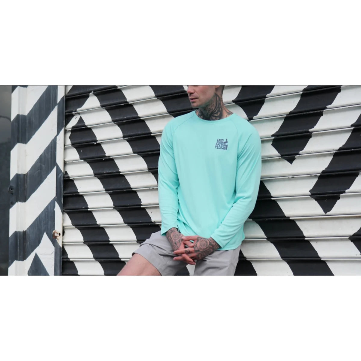 Aruba Blue Raglan UV T-Shirt F3336