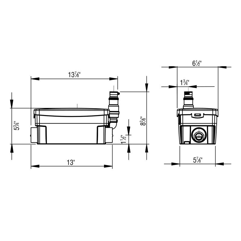 Sanishower Water Pump P4553