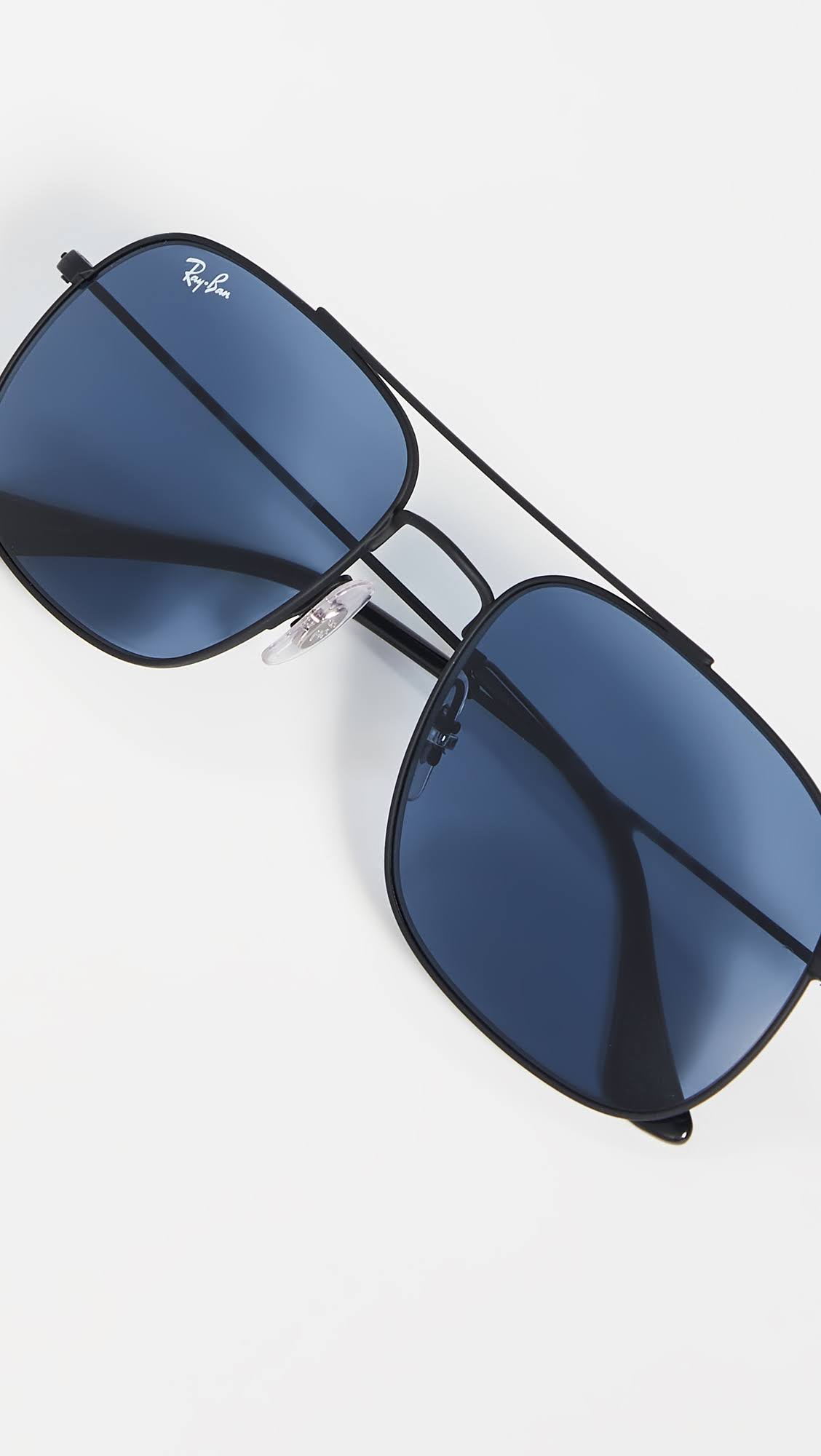 Rubber Black Dark Blue Sunglasses V233013