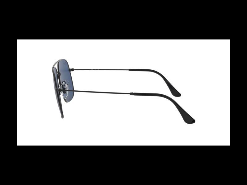 Rubber Black Dark Blue Sunglasses V233013