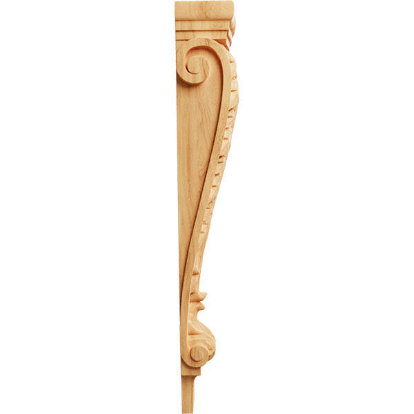 Red Oak Extra Large Acanthus Pilaster Corbel U50889