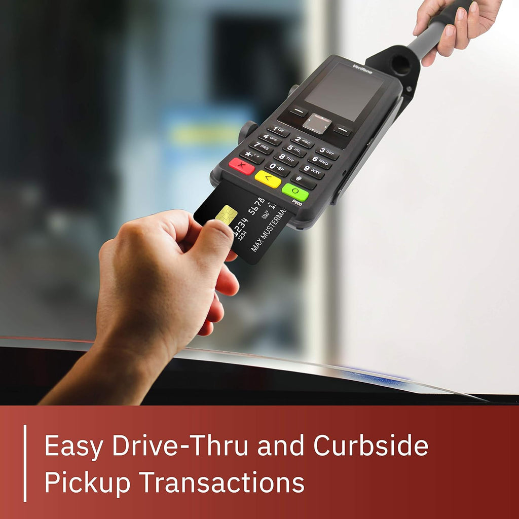 Black Drive-Thru Handheld Mount for Verifone P200 PIN Pad C248846