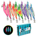 10pcs Fishing Luminous Shrimp Lure with Squid Hooks Y75269