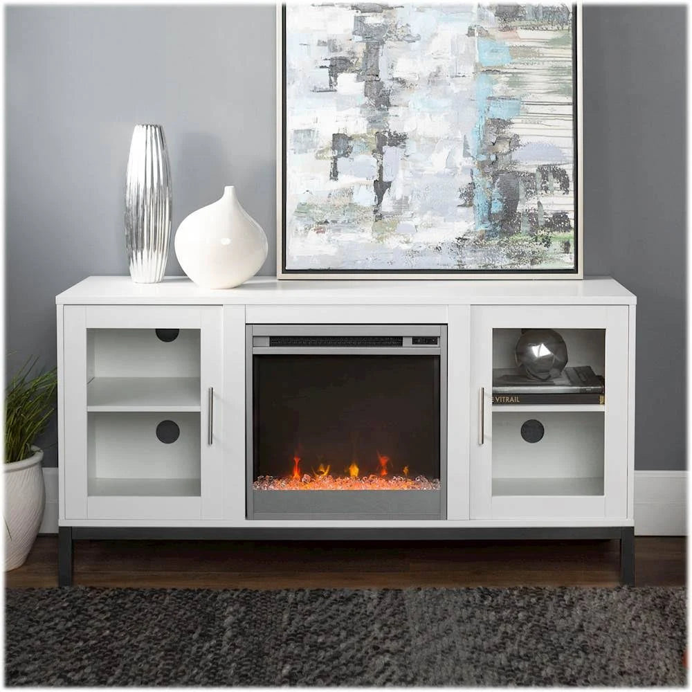 52x22 Wood Fireplace TV Console H35295