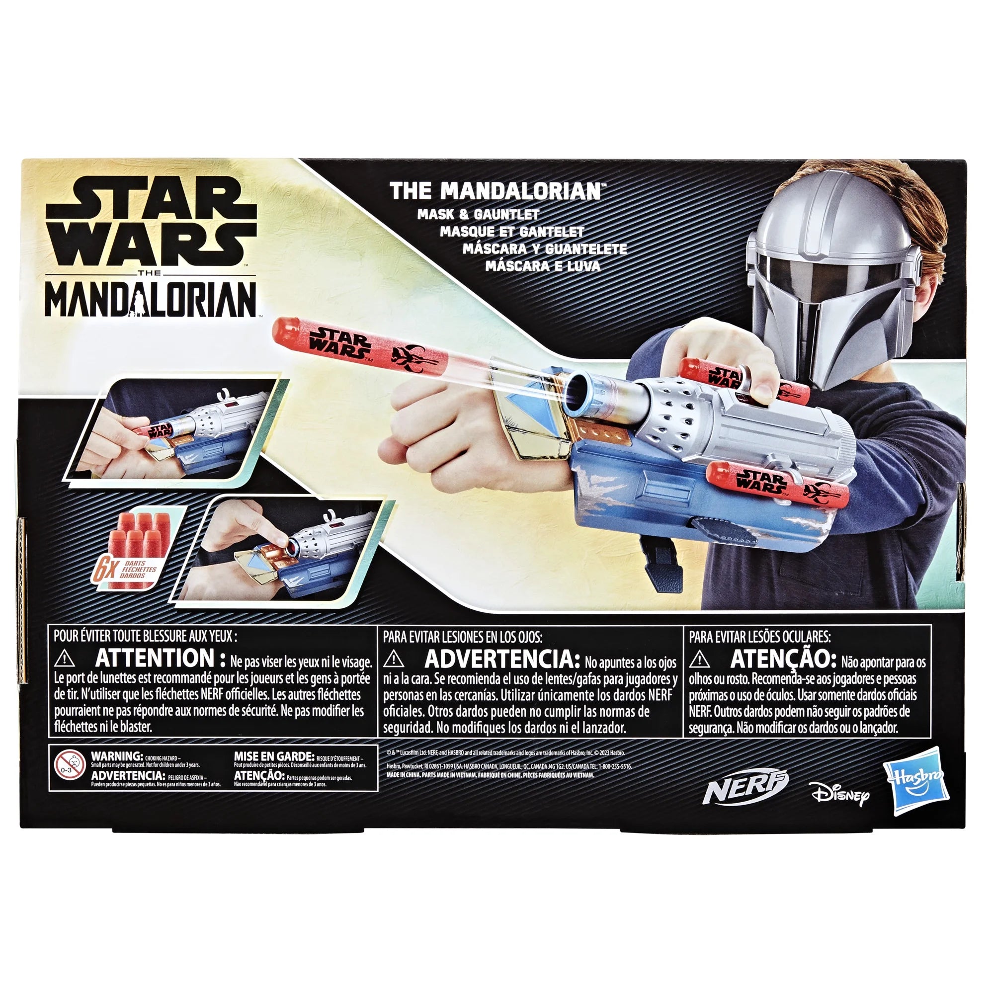 NERF Mask & Gauntlet Blaster U68048