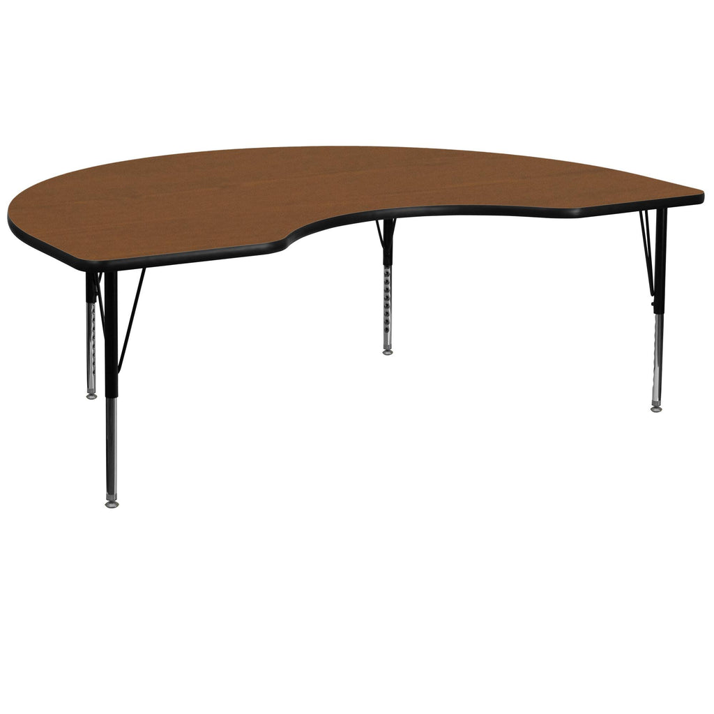Mobile 48'' Round Oak Laminate Activity Table O2383