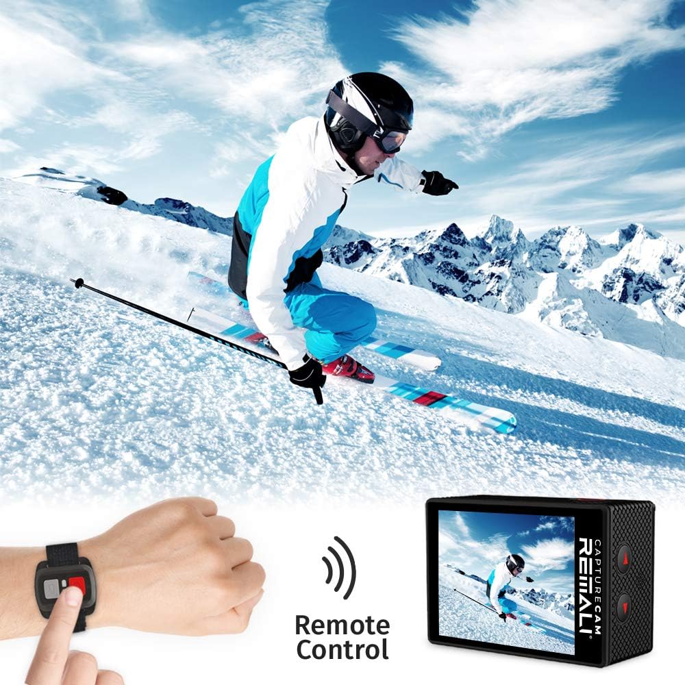4K Ultra HD Waterproof Sports Action Camera Kit with Carrying Case Z91717