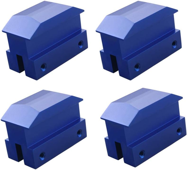 Billet Anodized Blue Aluminum Jack Pads for 6th Gen Camaro, Pack of 2 W5627