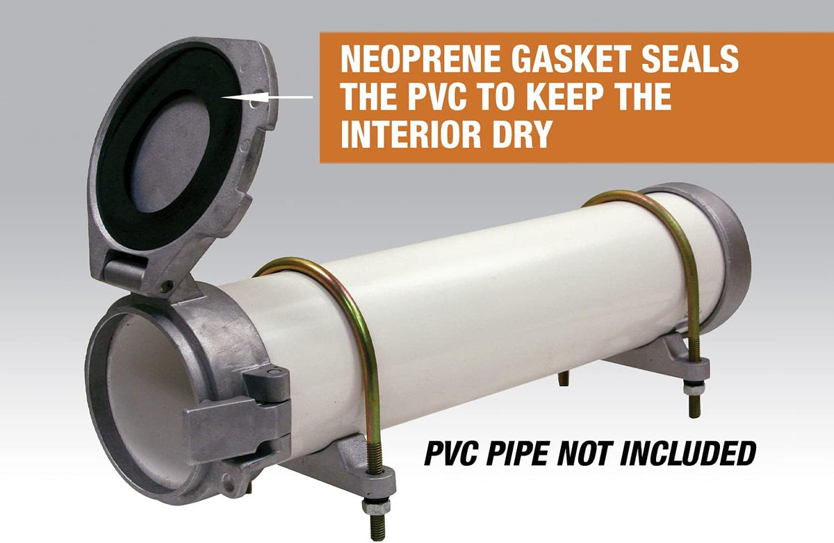 PVC Conduit Carrier Kit 4 Inch Diameter White O785241