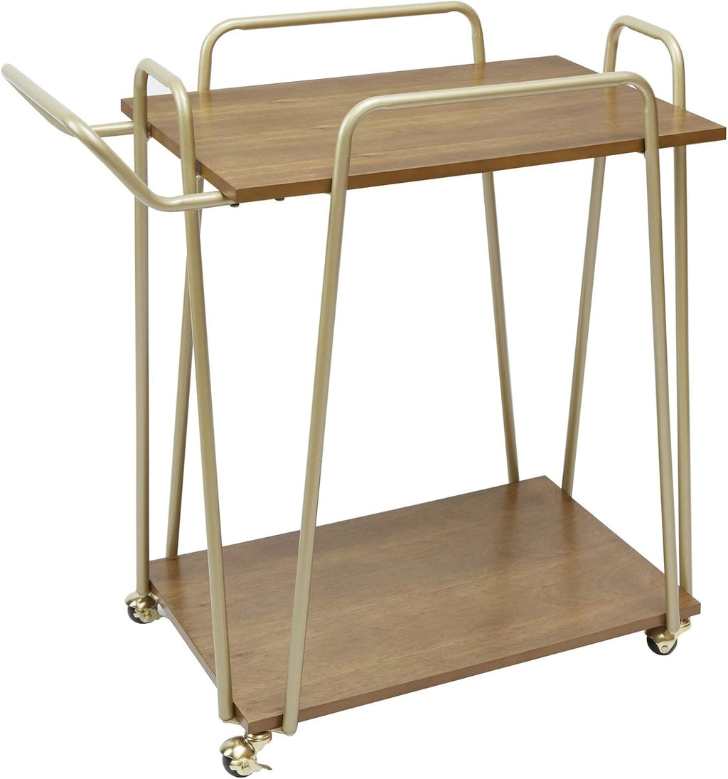 2-Tier Hairpin Bar Cart D303