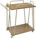 2-Tier Hairpin Bar Cart D303