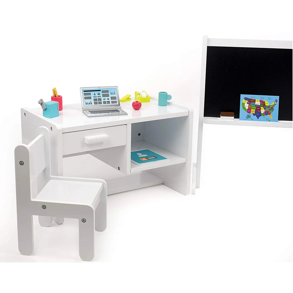 Classroom Playset with Desk and Chair for 18 Inch Dolls Y7587