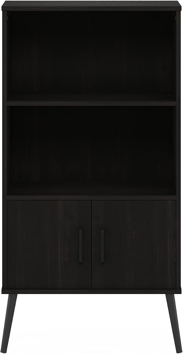 Espresso Accent Cabinet with Wood Legs V985450