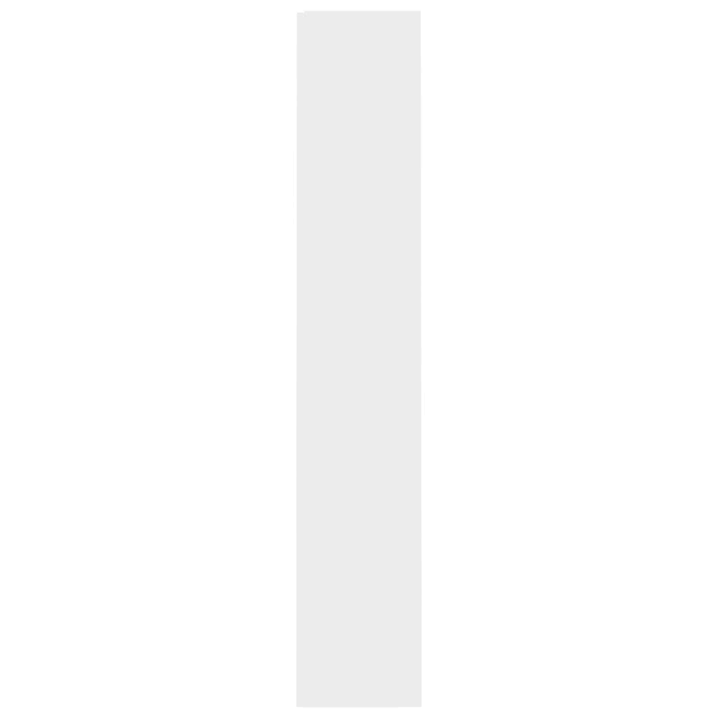 4-Tier White Chipboard Book Cabinet C130