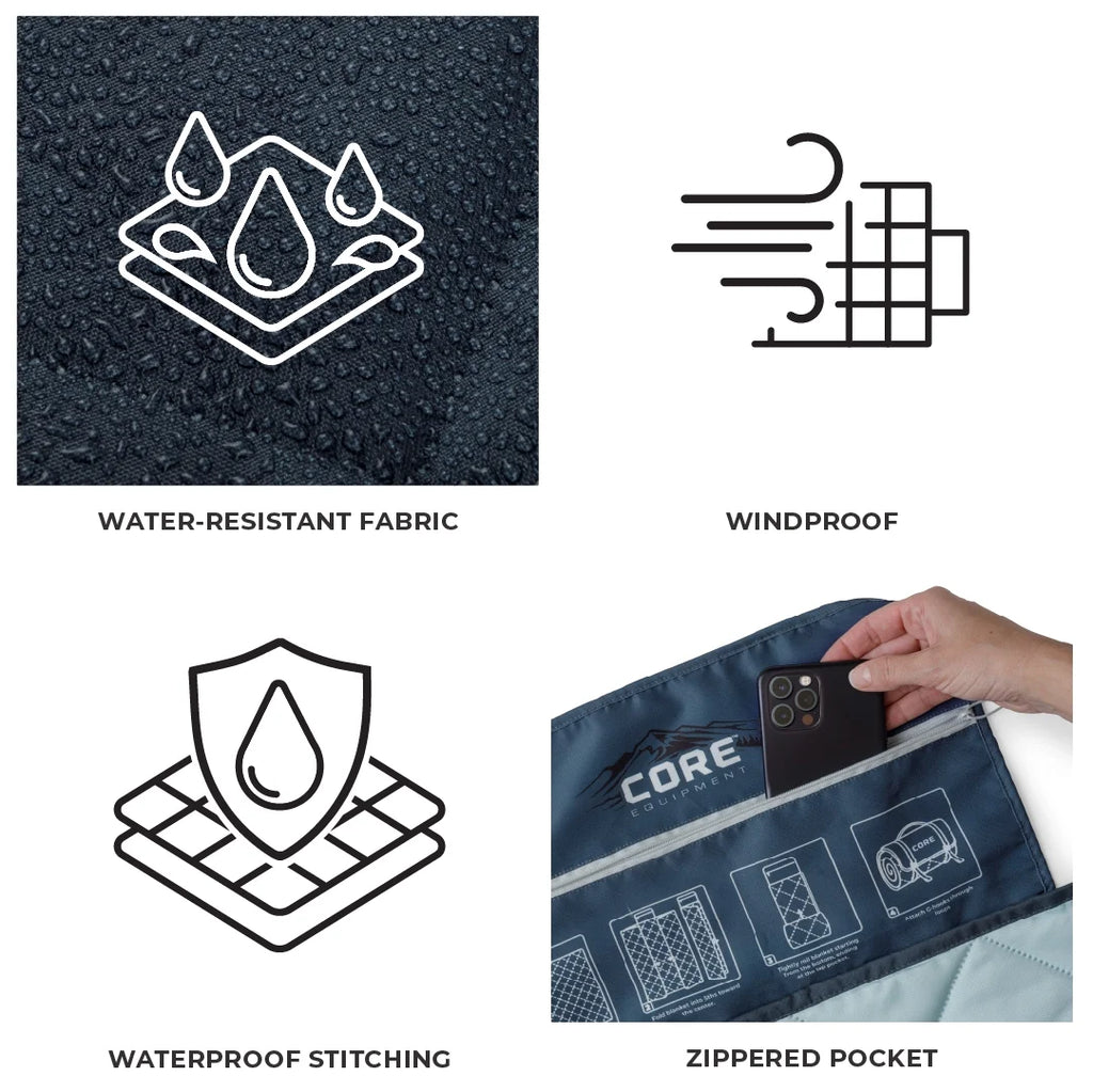 Blue Tent Blanket D72782