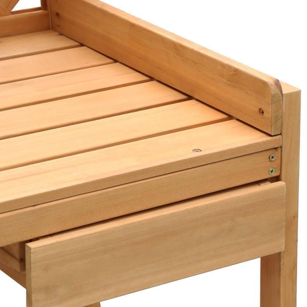 Natural Wood Potting Bench I95603