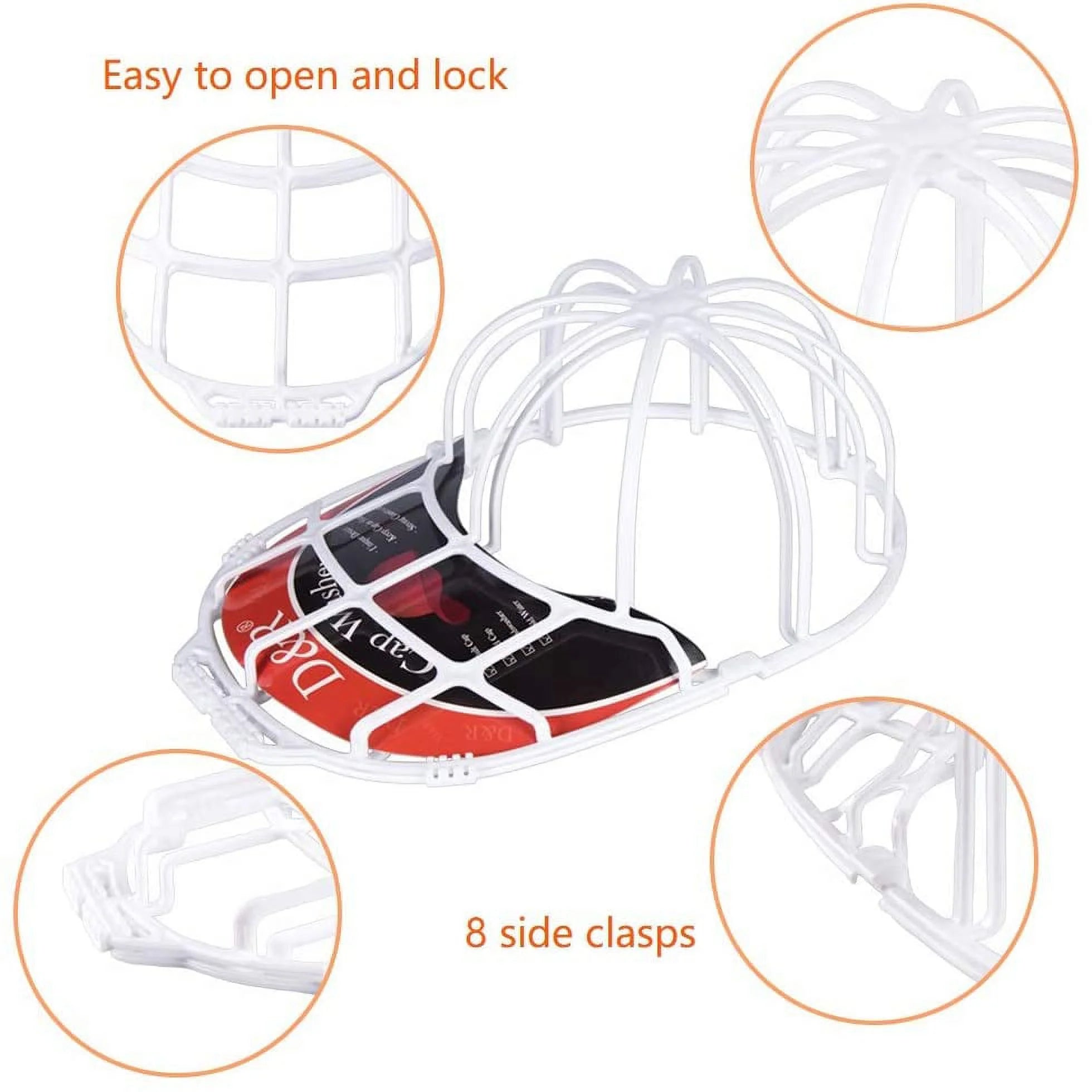 3 Pack Hat Washer Baseball Hat Cleaner Cap Washing Cage Holder Frame M679