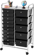 15-Drawer Rolling Organizer Cart, Multicolor, Pack of 2 X114869