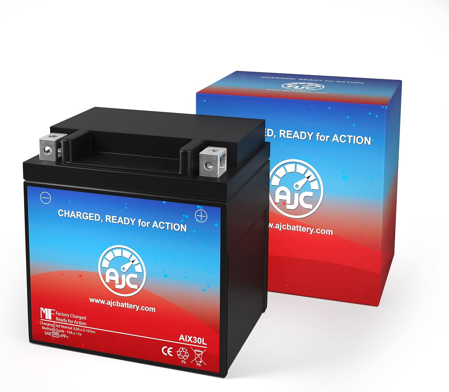 AJC Brand Replacement Battery for Polaris Sportsman 500 X2 500CC ATV (2006-2009) E918
