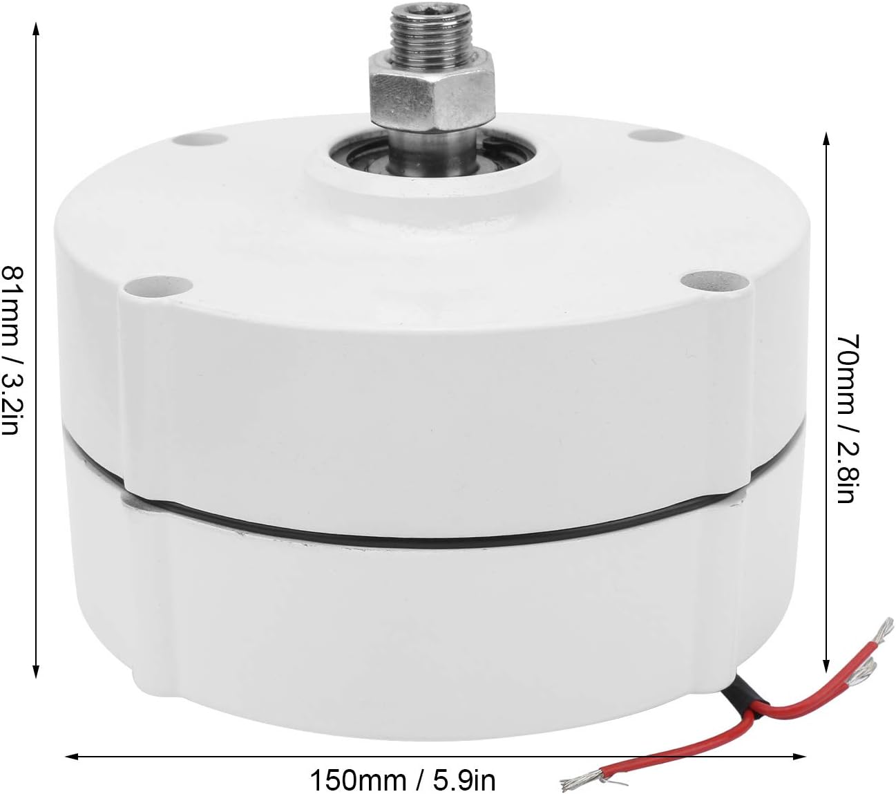 400W Three-Phase Permanent Magnet AC Alternator with Rectifier 24V O788