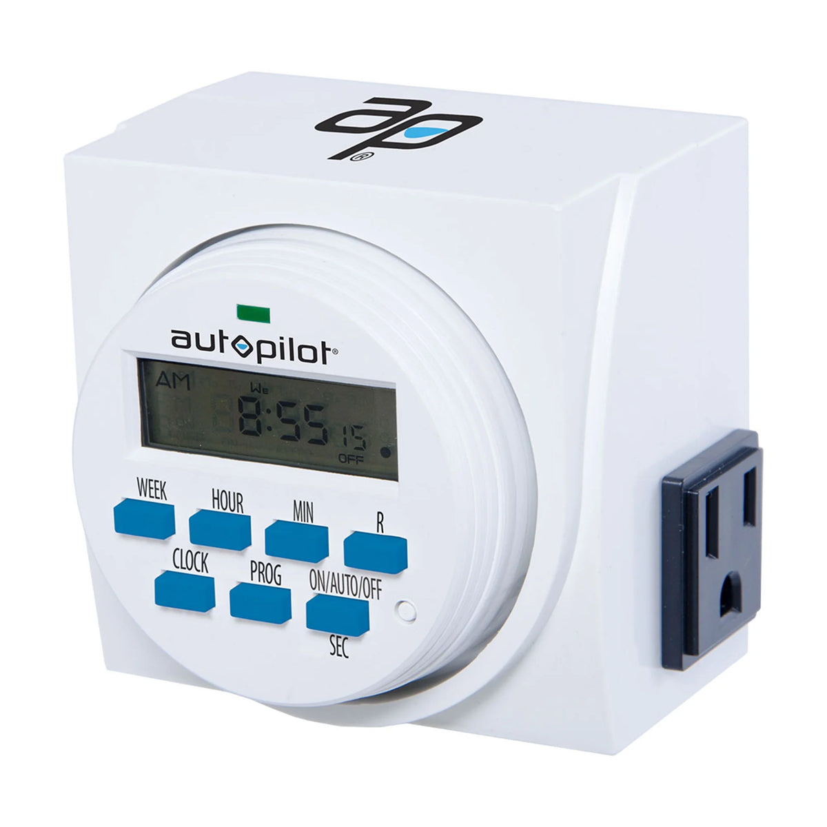 7 Day 8 Programs Dual Outlet Indoor Digital Programmable Timer M12907