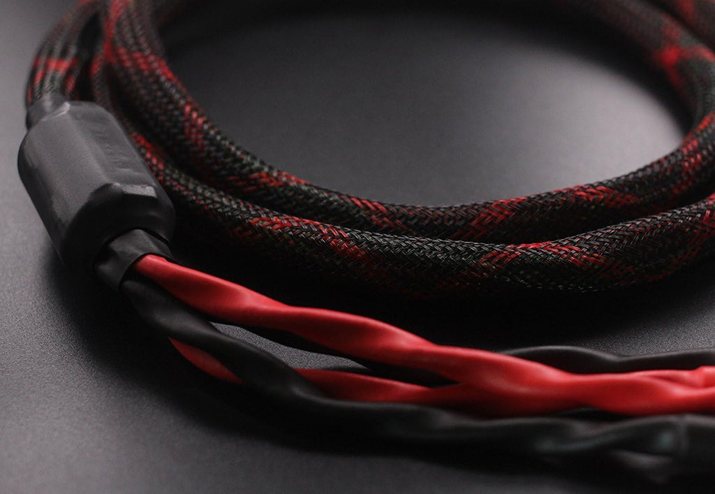 Bi-Wire Speaker Cable with Banana Plugs, 1pair Set, 2.5M X649858