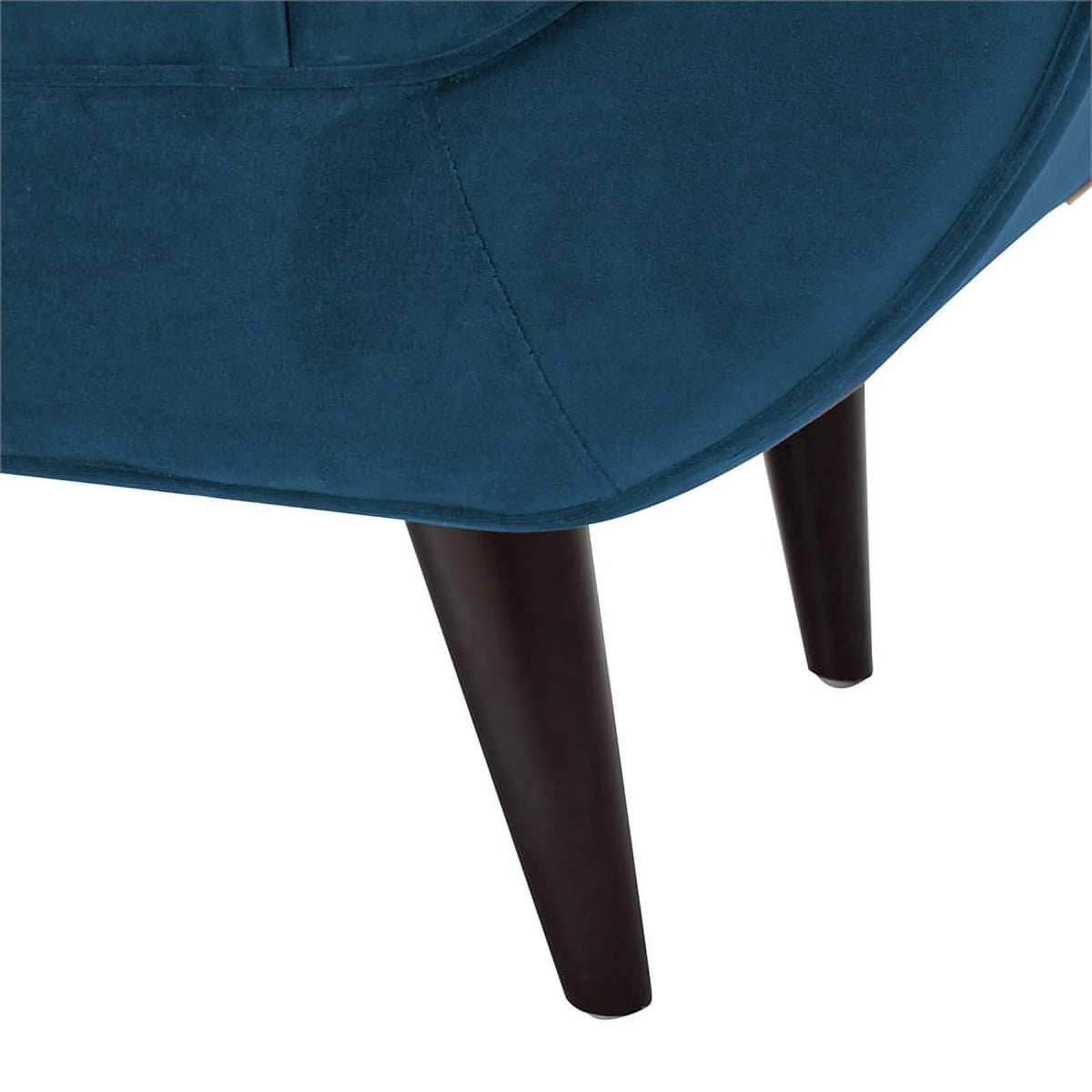 Teal Velvet Tufted Entryway Bench C17544