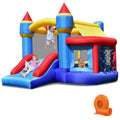 Inflatable Bounce House Castle Slide Bouncer with Basketball Hoop J615