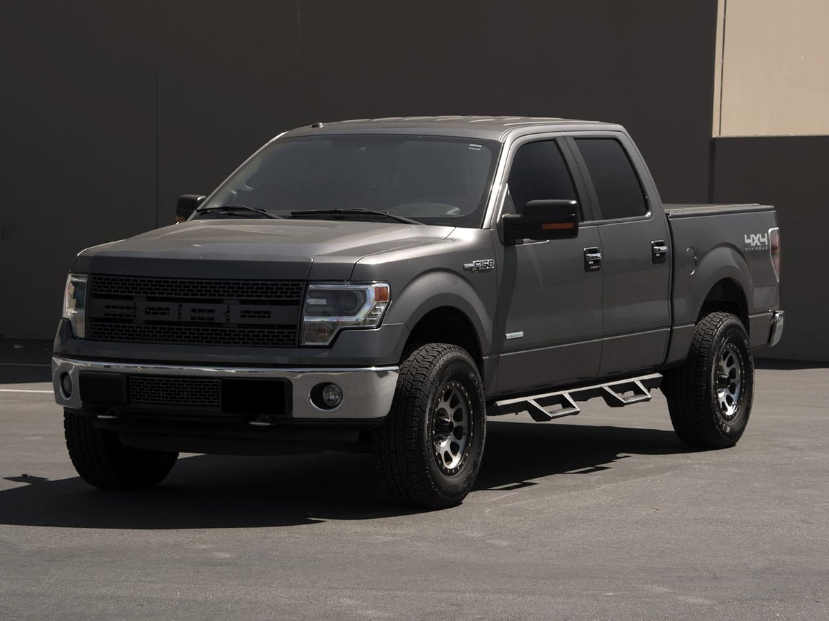 Matte Black Drop Step Bars D264219