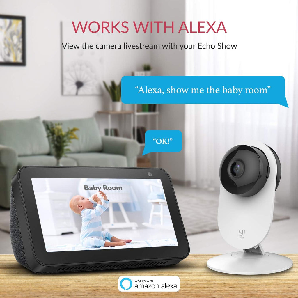 2pc 1080p WiFi Smart Indoor Security Camera with Night Vision and 2-Way Audio B368565
