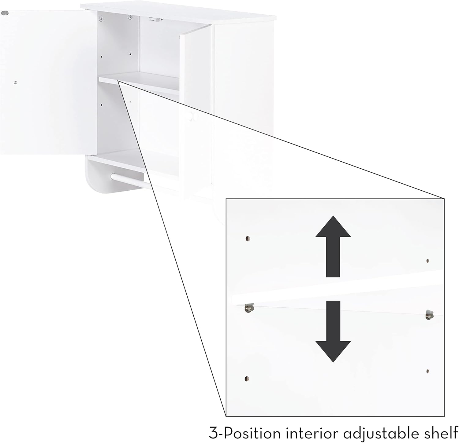 White Wall Cabinet X17330