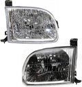 Driver and Passenger Side Headlight with Bulbs for Toyota Tundra A1929