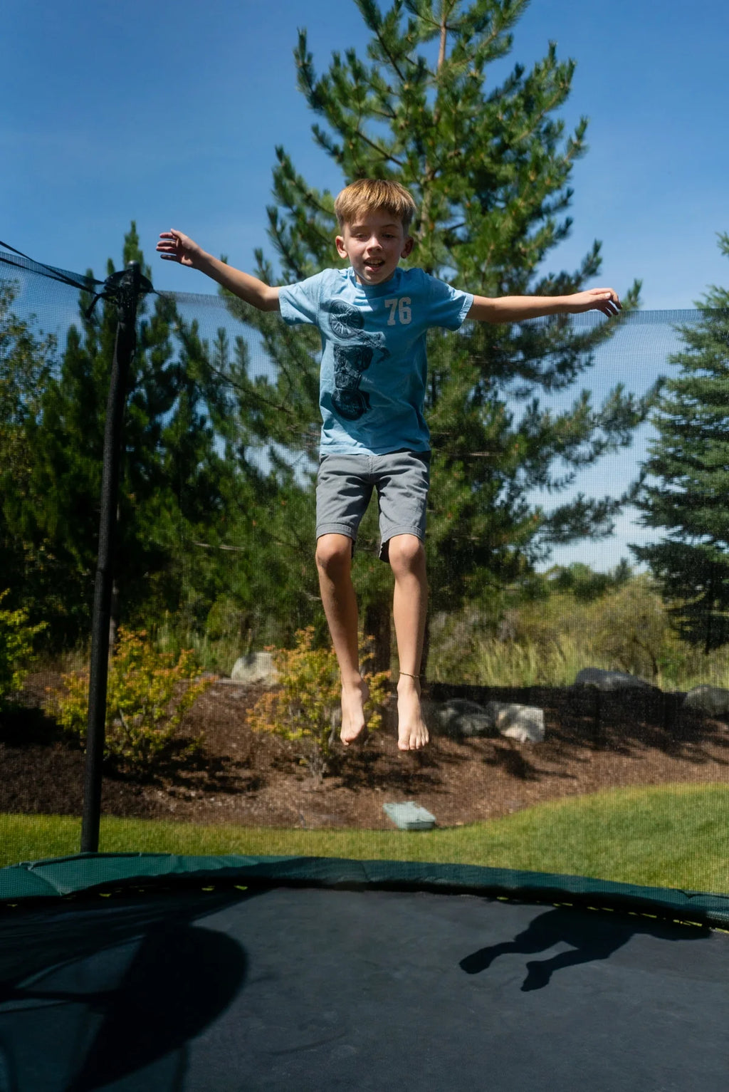 12' Round Trampoline Jumping Mat with 72 Rings T931040