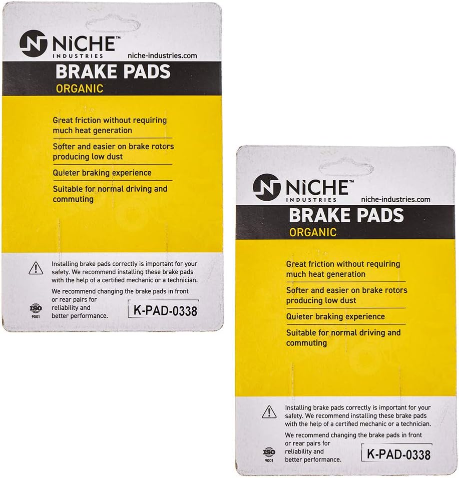 Organic Brake Pad Set Pack of 2 X510754