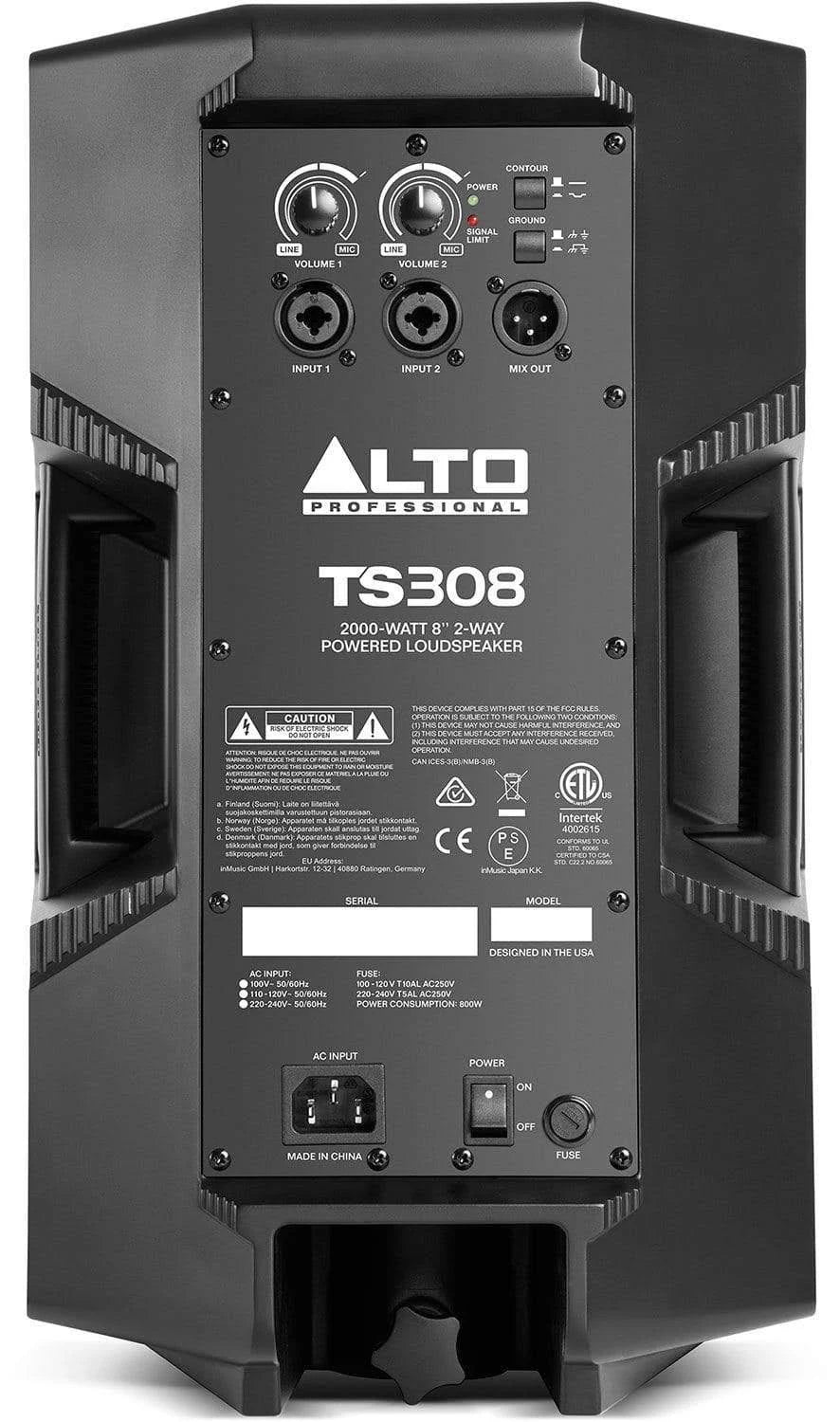 8x22 2-Way Powered Loudspeaker Q7065