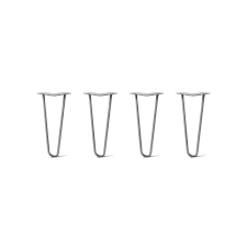 Hairpin Legs Set of 4, Raw Steel I192561