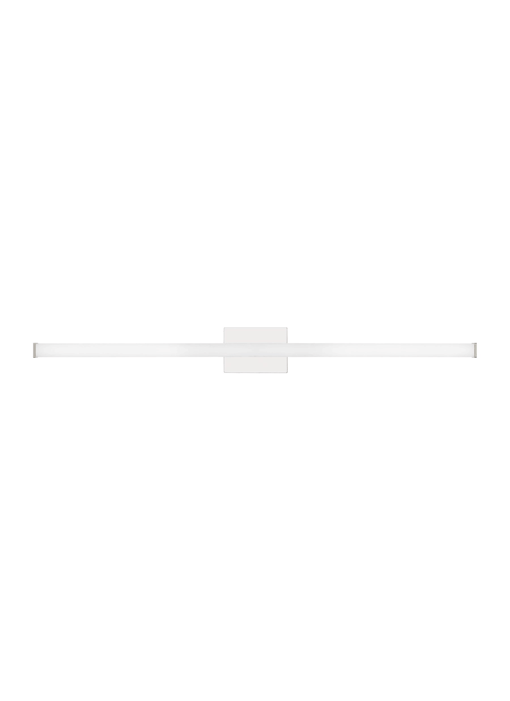 Satin Nickel Square 48 Bath Light Z340738