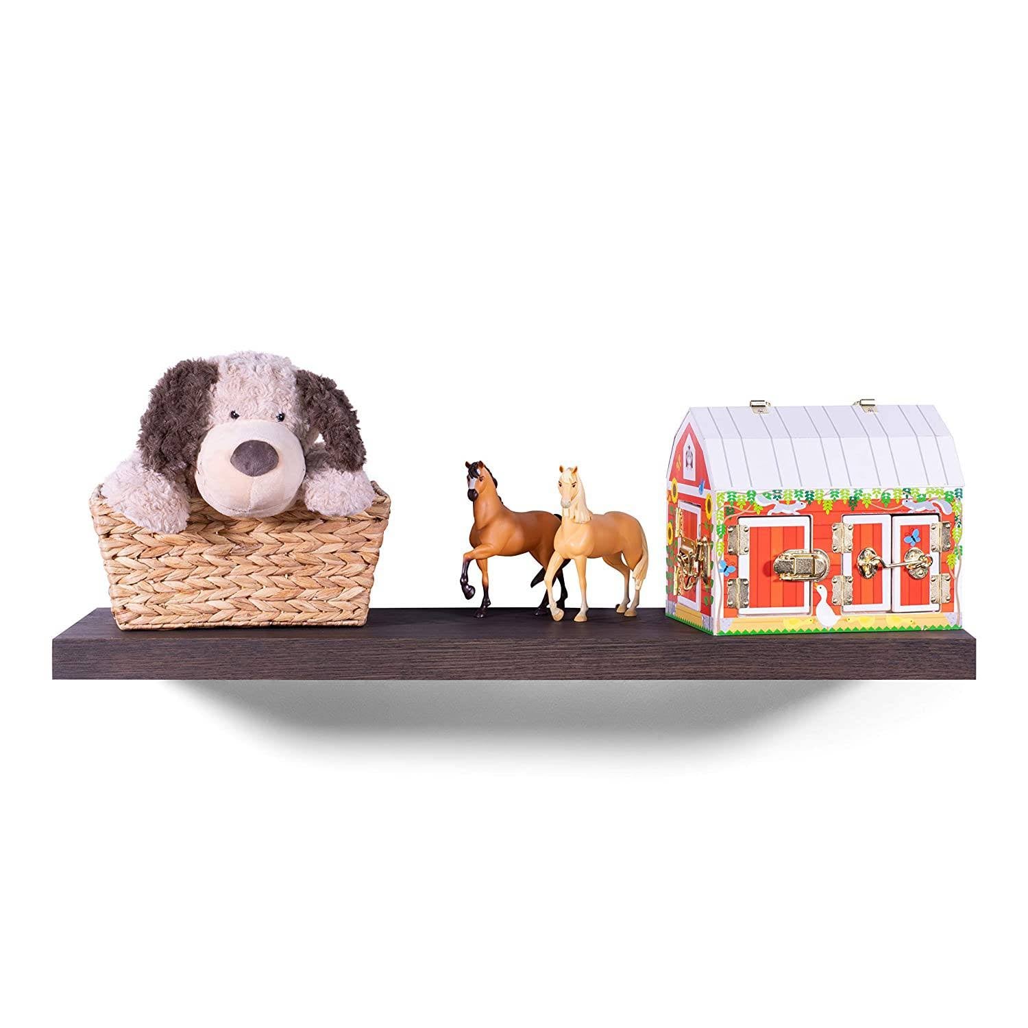 Solid Oak Wood Floating Shelf Y5290