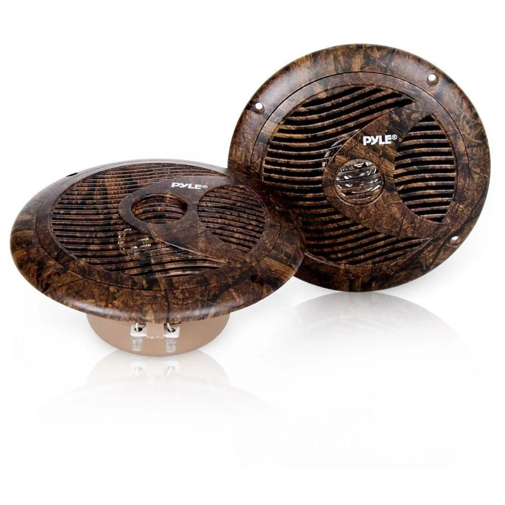Single-DIN Bluetooth MP3 USB AUX Camo AM/FM Radio, 6.5 Inch Waterproof Camo Speakers, Stereo Shield Cover A80148