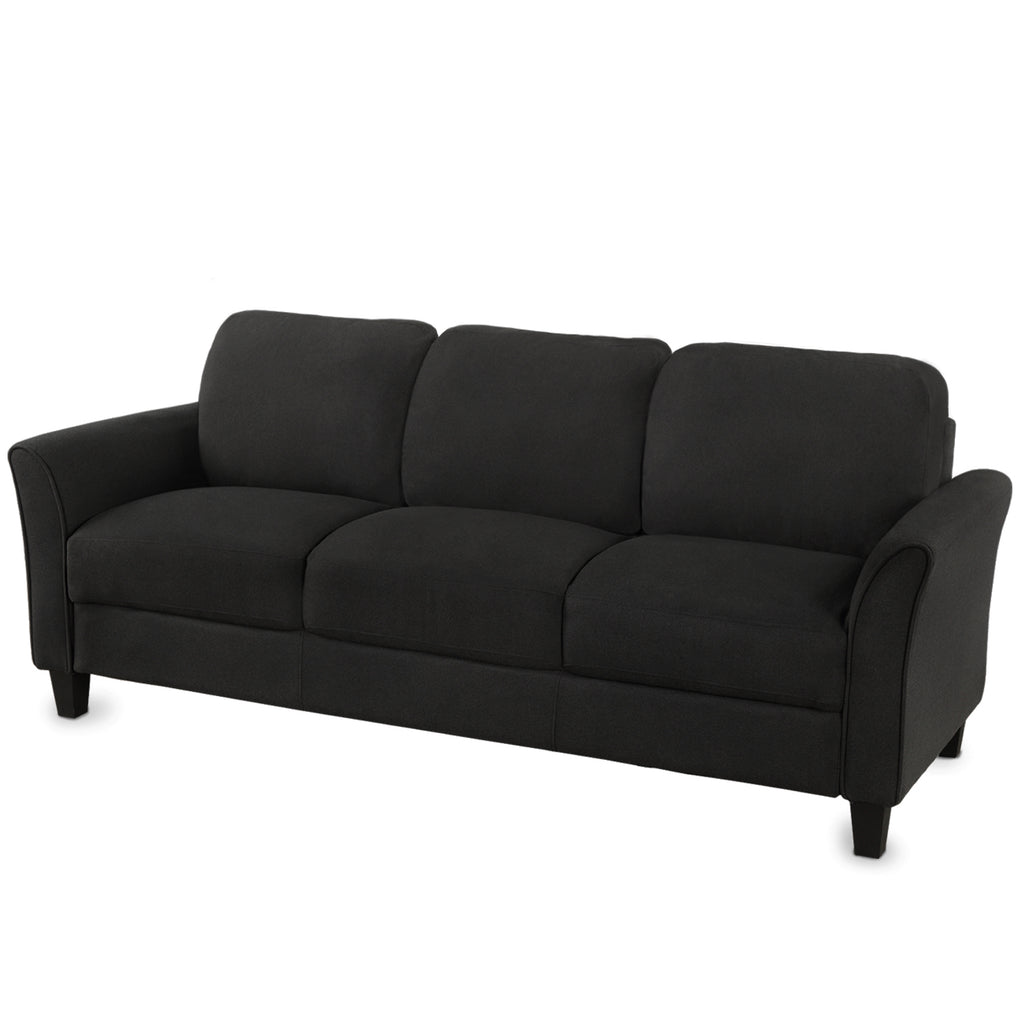 3-Seat Linen Fabric Sofa Q36893