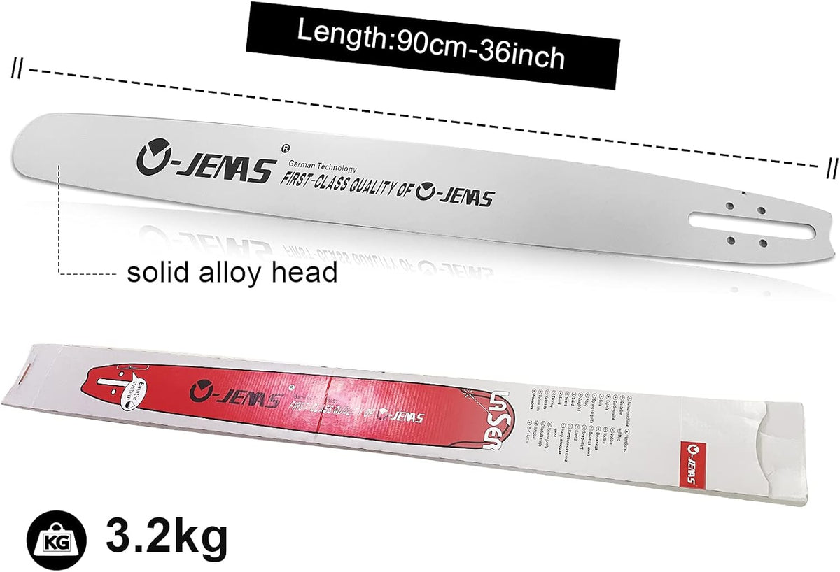 36-Inch Chain Saw Guide Bar Alloy W7824