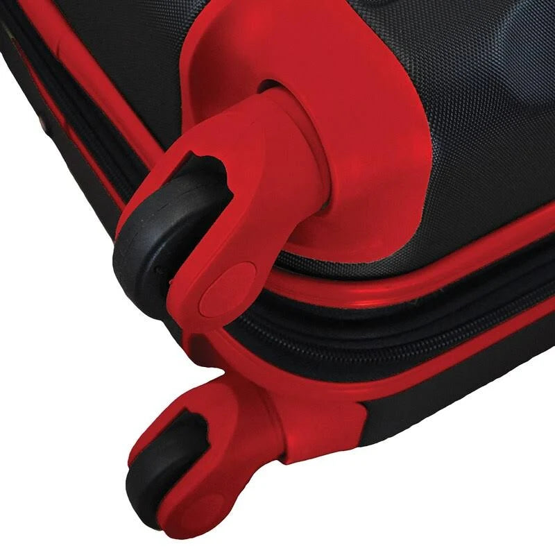Red Two-Tone Spinner Hardcase Carry-On W49115