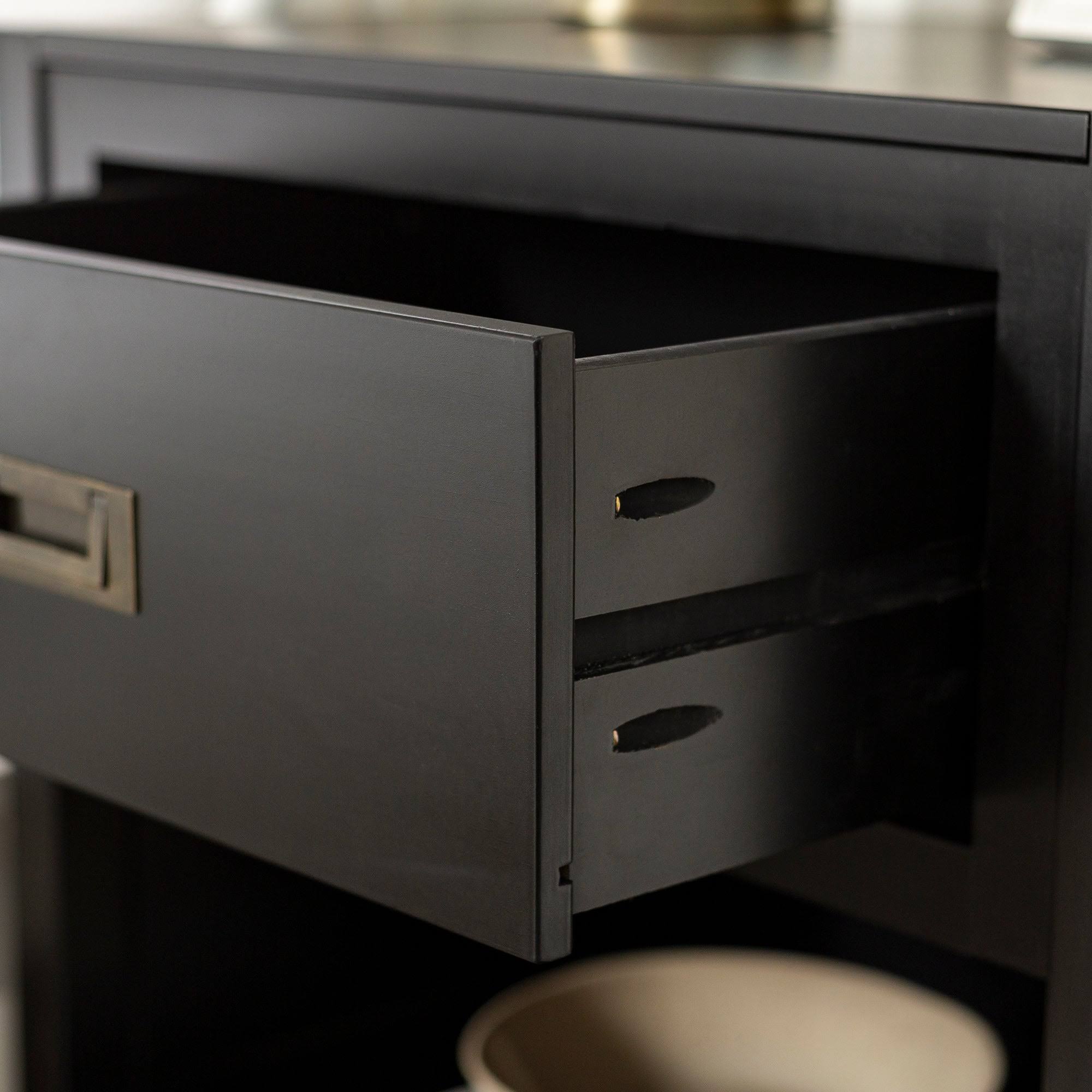 Walnut 1-Drawer Nightstand N571330